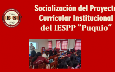 Socialización del Proyecto Curricular Institucional