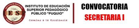 CONVOCATORIA DE SECRETARIA I